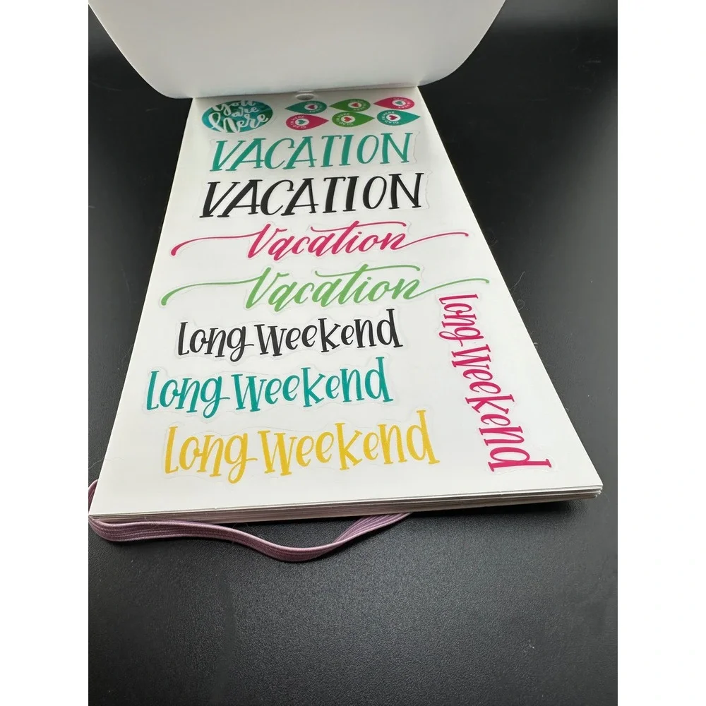 Erin Condren The Happy Planner Dates and Holidays Sticker Book 2601 pieces 90%